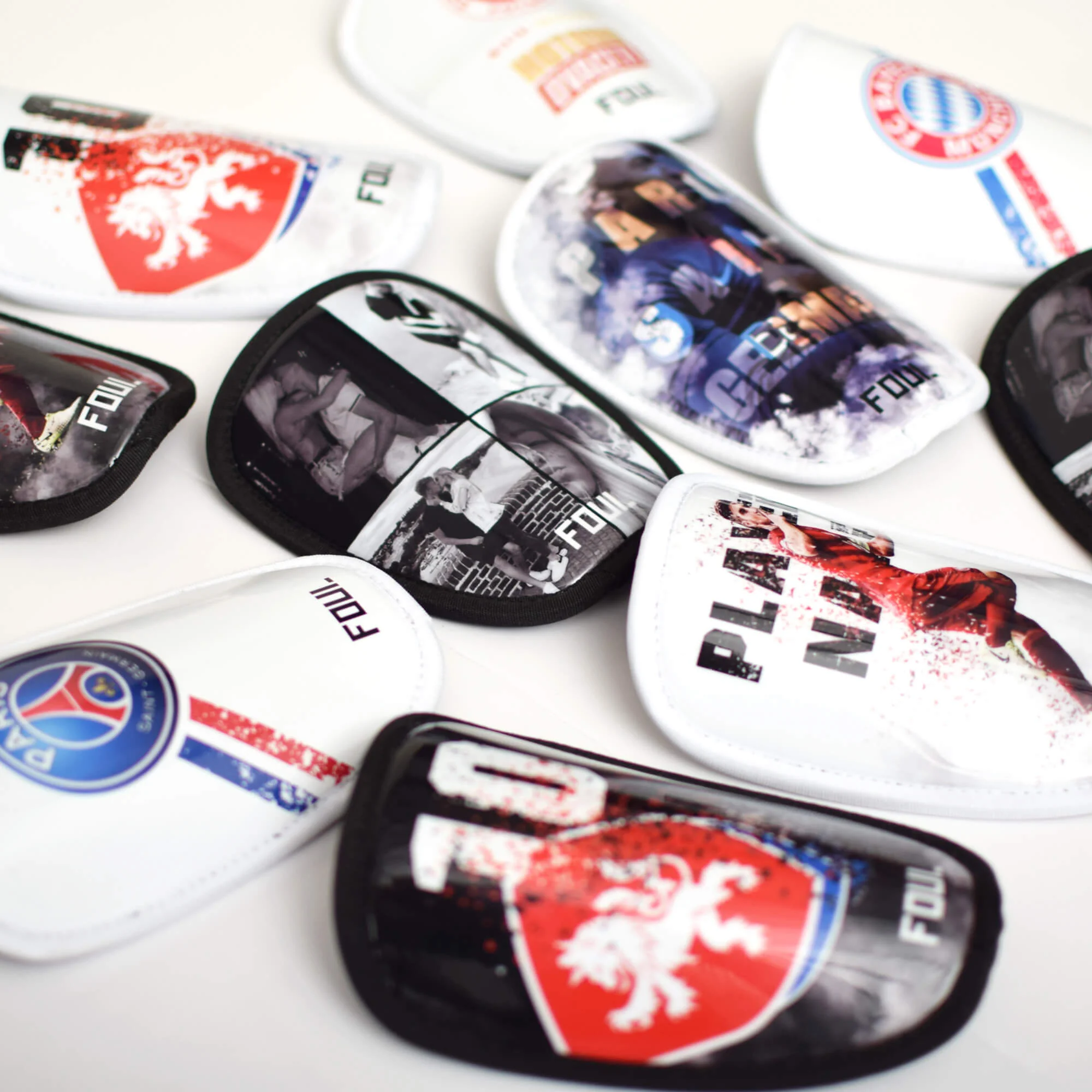 Football shin guards - Classic custom design(2)