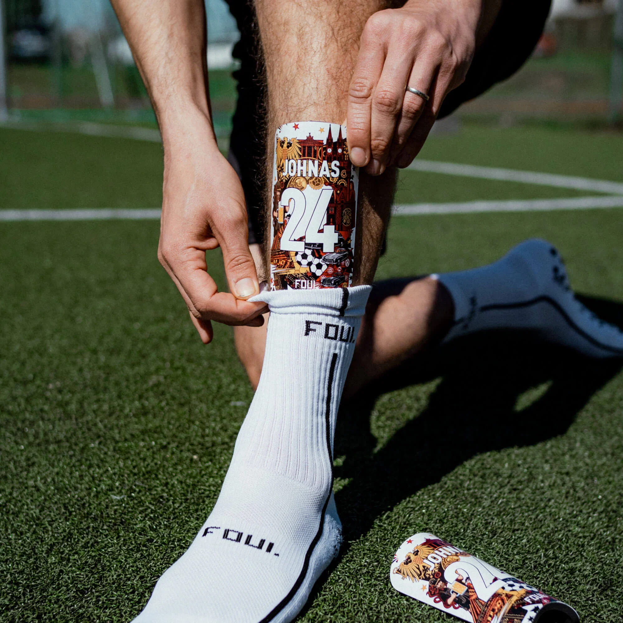 Schienbeinschoner - Light Deutsches Design + eigene ID(4)