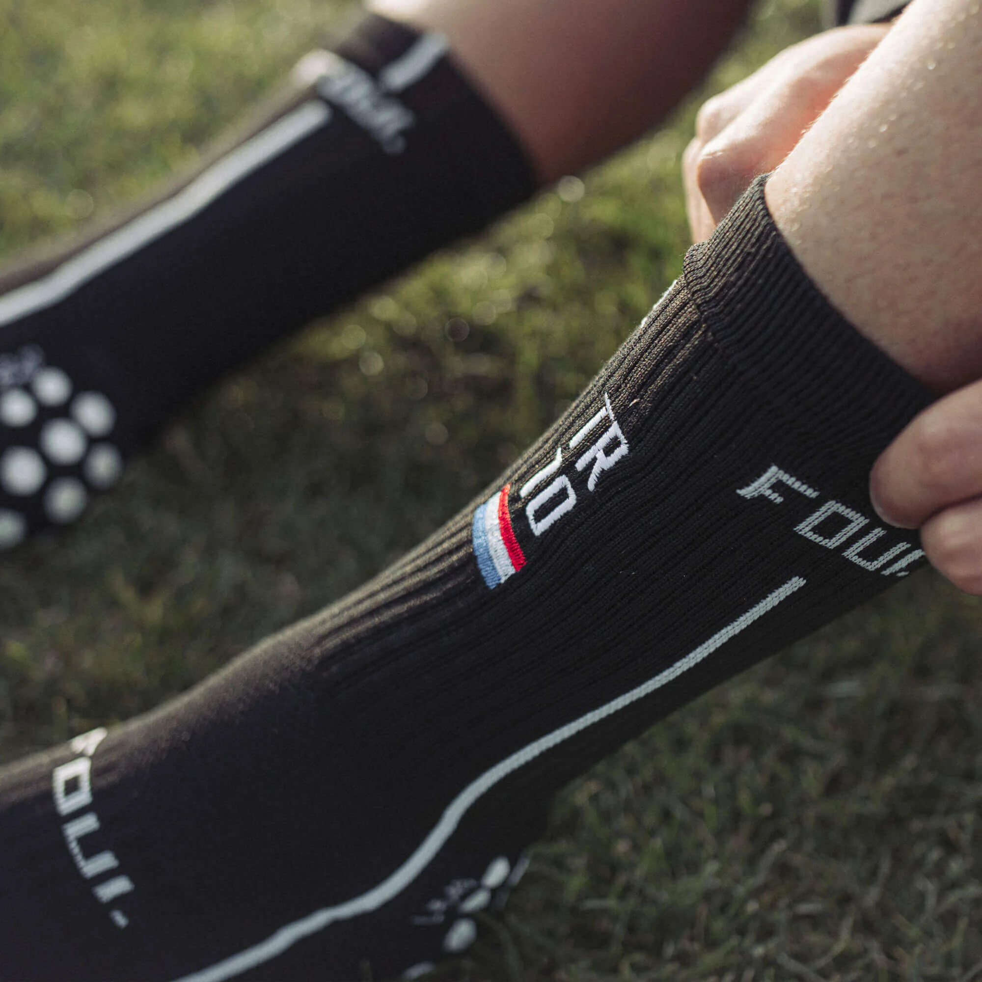 Fußball Socken FOUL mit ID(3)