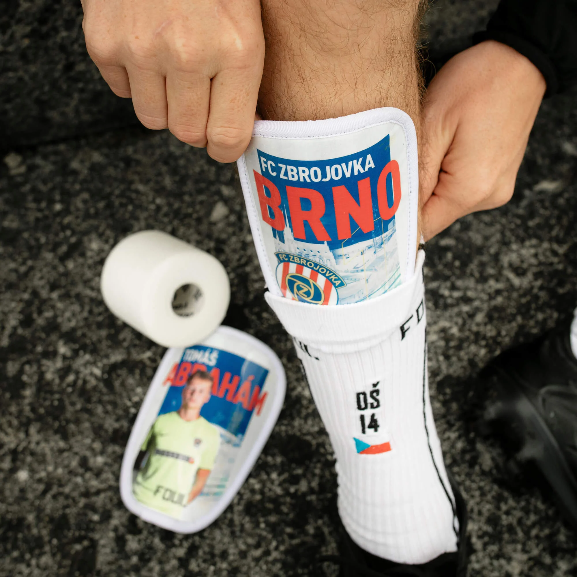 Football shin guards - Classic custom design(4)
