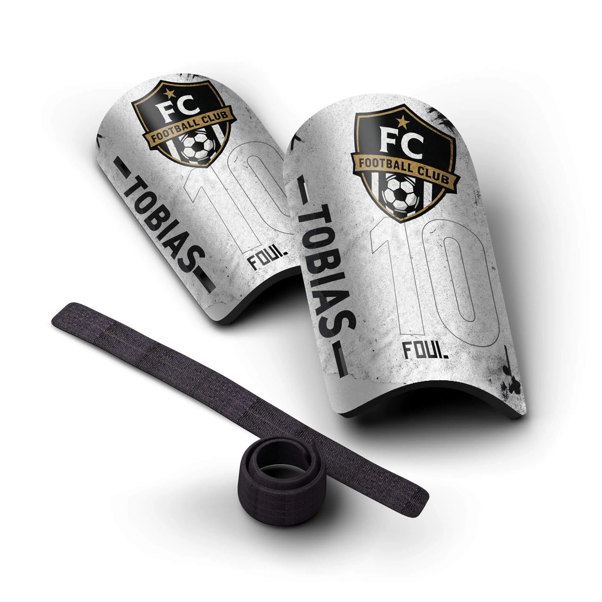 Football shin guards - Kids ID + badge(3)
