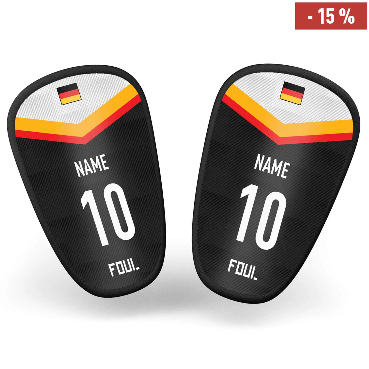 Fußball Schienbeinschoner FOUL DE design + ID(1)