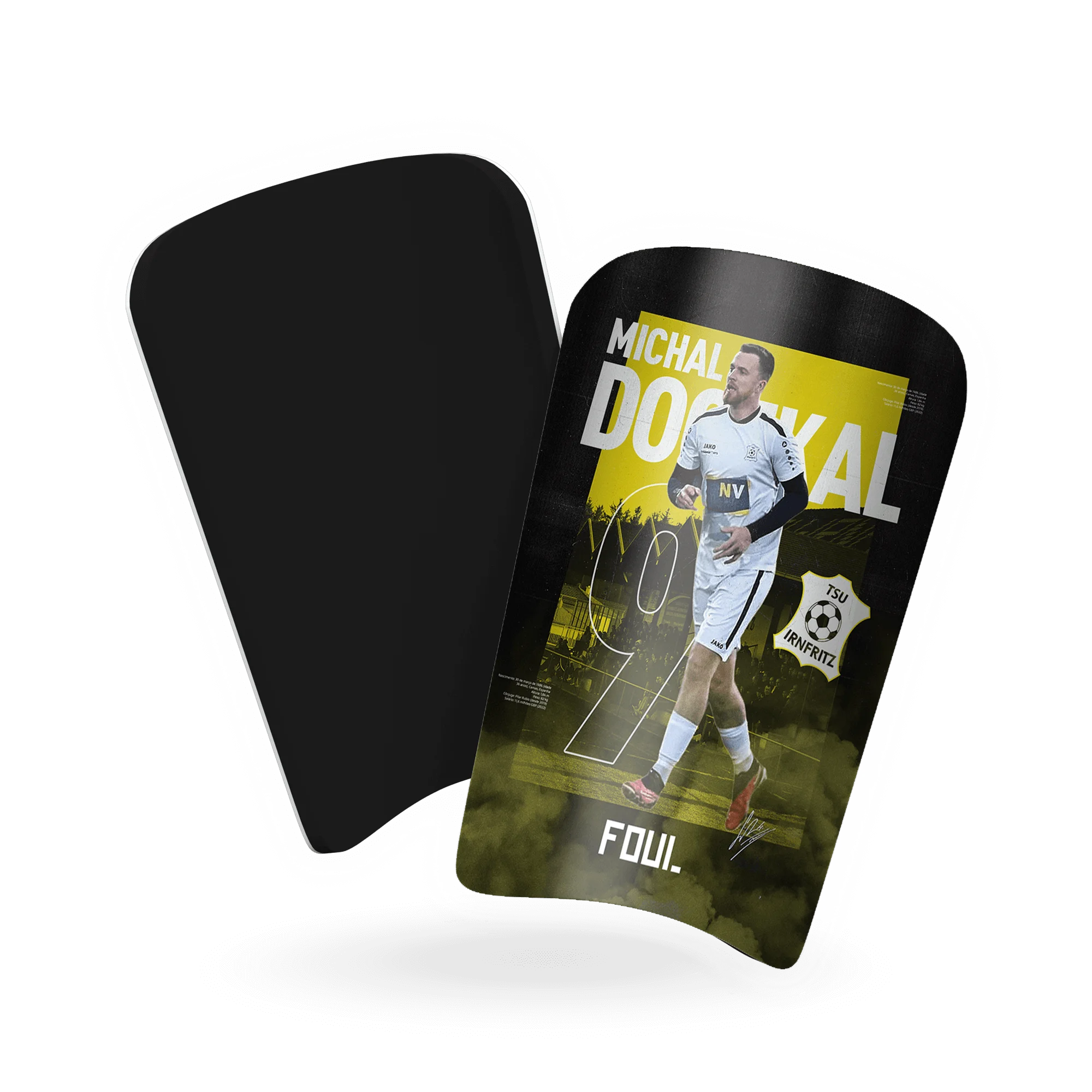 Football shin guards - Light custom design(2)