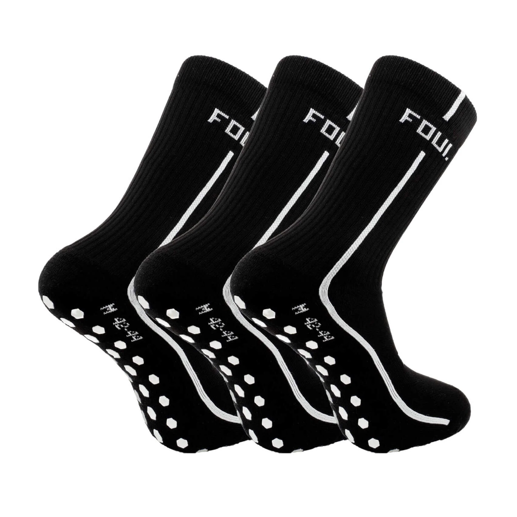Football grip socks FOUL - 3 pack with ID