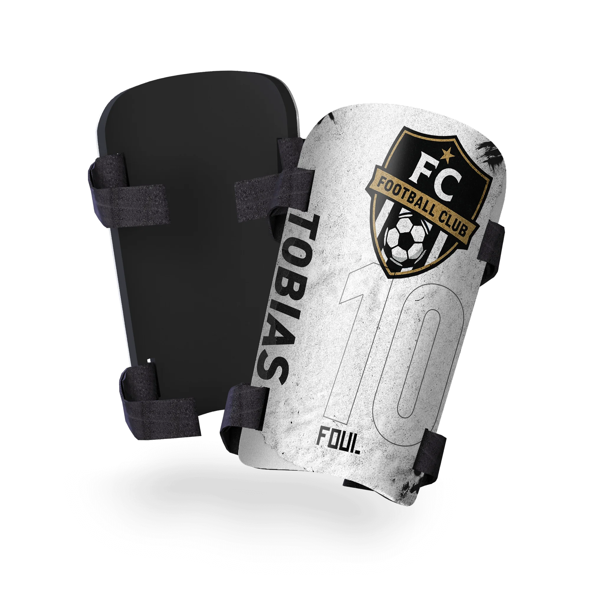 Football shin guards - Kids ID + badge(2)