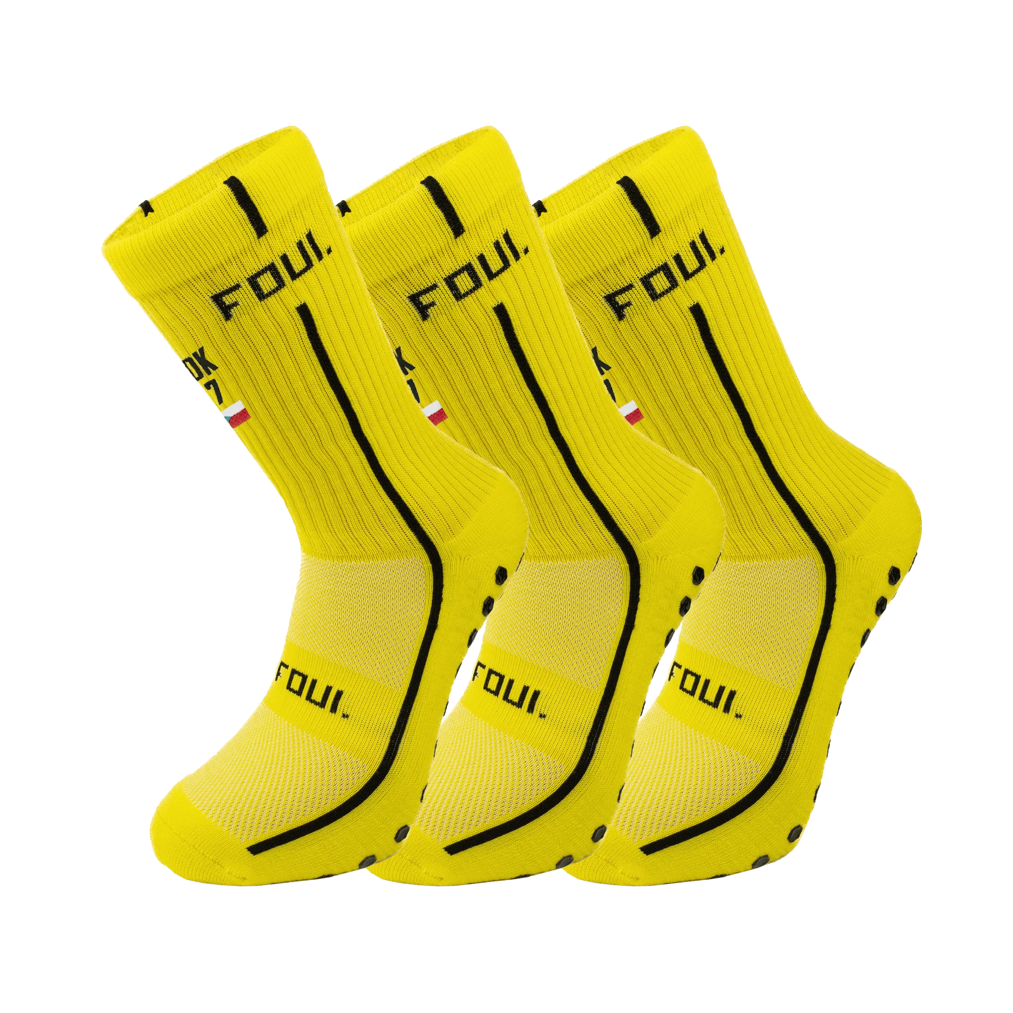 Football grip socks FOUL - 3 pack with ID(2)