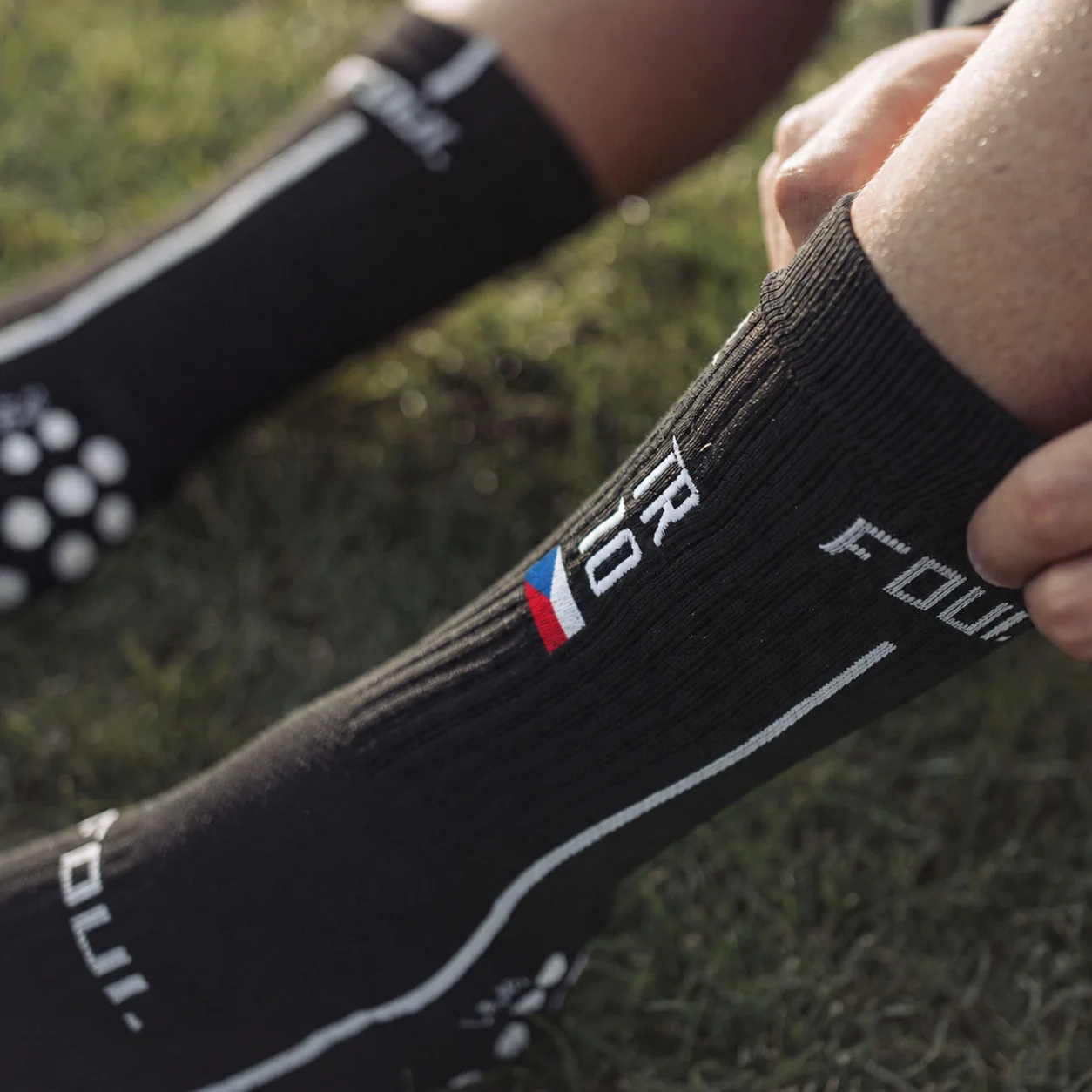 Futbalové ponožky - Grip (6 párov) Darčeková sada + s vlastným ID(2)