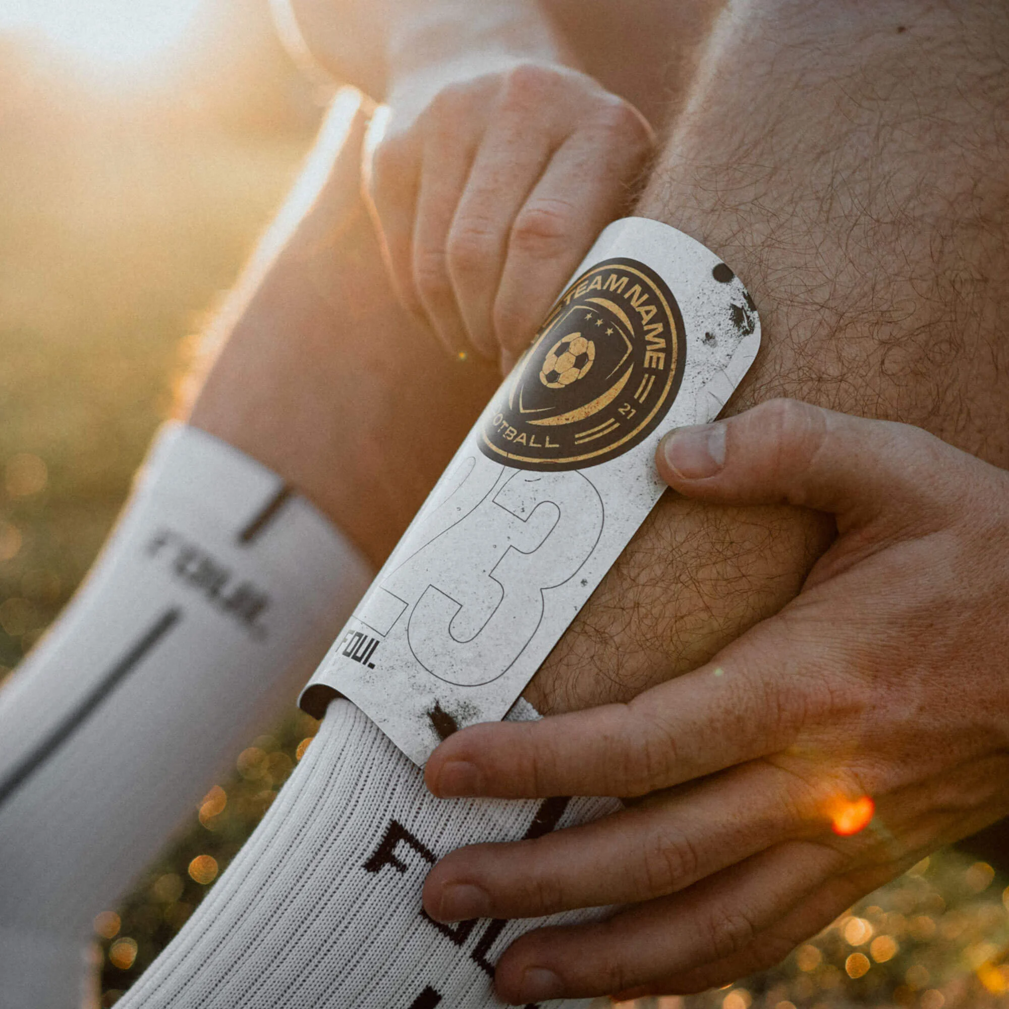 Football shin guards - Light with ID(4)