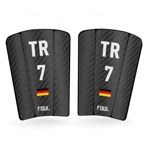 Fußball Schienbeinschoner - Carbon