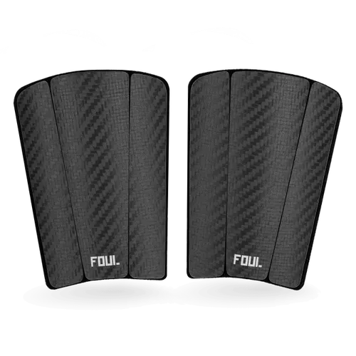 Football shin guards - Carbon