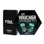 Gift voucher for custom shin pads + free shampoo(1)