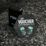 Gift voucher for custom shin pads + free shampoo(3)
